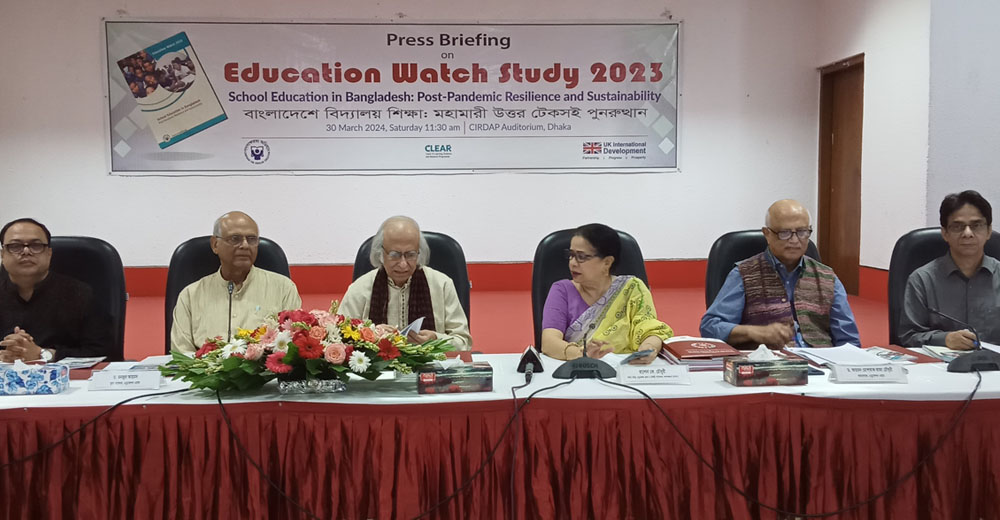 Press Briefing on Education Watch Study 2023
